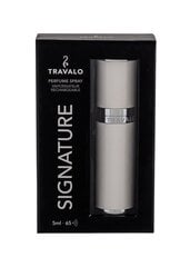 Многоразовый флакон для духов Travalo Signature White 5 мл цена и информация | Косметички, косметические зеркала | pigu.lt