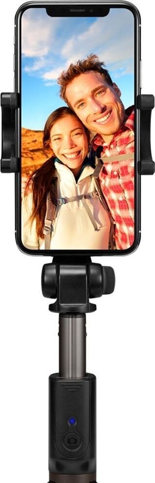 Belaidė asmenukių lazda Spigen S540W, su trikoju stovu, juoda цена и информация | Asmenukių lazdos (selfie sticks) | pigu.lt