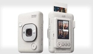 Fujifilm Instax Mini Liplay, Stone White kaina ir informacija | Momentiniai fotoaparatai | pigu.lt