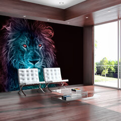 Fototapetas - Abstract lion - rainbow 300x210 cm kaina ir informacija | Fototapetai | pigu.lt