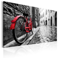 Paveikslas - Vintage Red Bike 90x60 cm kaina ir informacija | Reprodukcijos, paveikslai | pigu.lt