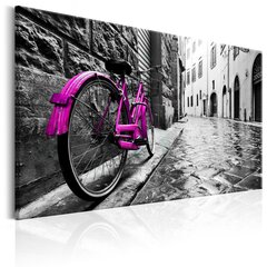 Paveikslas - Vintage Pink Bike 60x40 cm kaina ir informacija | Reprodukcijos, paveikslai | pigu.lt