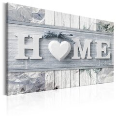 Paveikslas - Home: Winter House 90x60 cm kaina ir informacija | Reprodukcijos, paveikslai | pigu.lt