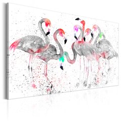 Paveikslas - Flamingoes Dance 90x60 cm kaina ir informacija | Reprodukcijos, paveikslai | pigu.lt