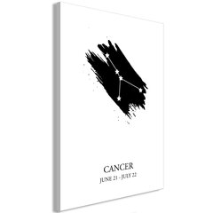 Paveikslas - Zodiac Signs: Cancer (1 Part) Vertical 40x60 cm kaina ir informacija | Reprodukcijos, paveikslai | pigu.lt