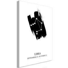 Paveikslas - Zodiac Signs: Libra (1 Part) Vertical 40x60 cm kaina ir informacija | Reprodukcijos, paveikslai | pigu.lt