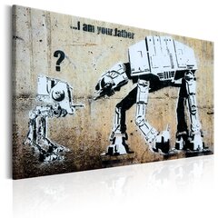 Paveikslas - I Am Your Father by Banksy 120x80 cm kaina ir informacija | Reprodukcijos, paveikslai | pigu.lt