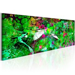 Картина - Green Fantasy 120x40 см цена и информация | Репродукции, картины | pigu.lt