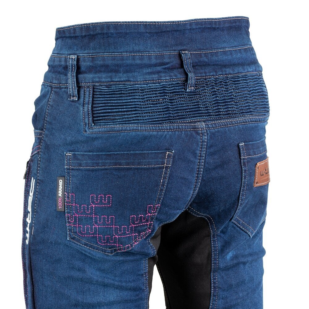 Moto džinsai moterims W-TEC Biterillo Lady kaina ir informacija | Moto kelnės | pigu.lt