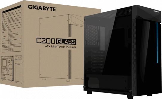 Gigabyte C200 kaina ir informacija | Korpusai | pigu.lt