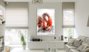 Paveikslas - Red Flamingo 60x90 cm kaina ir informacija | Reprodukcijos, paveikslai | pigu.lt