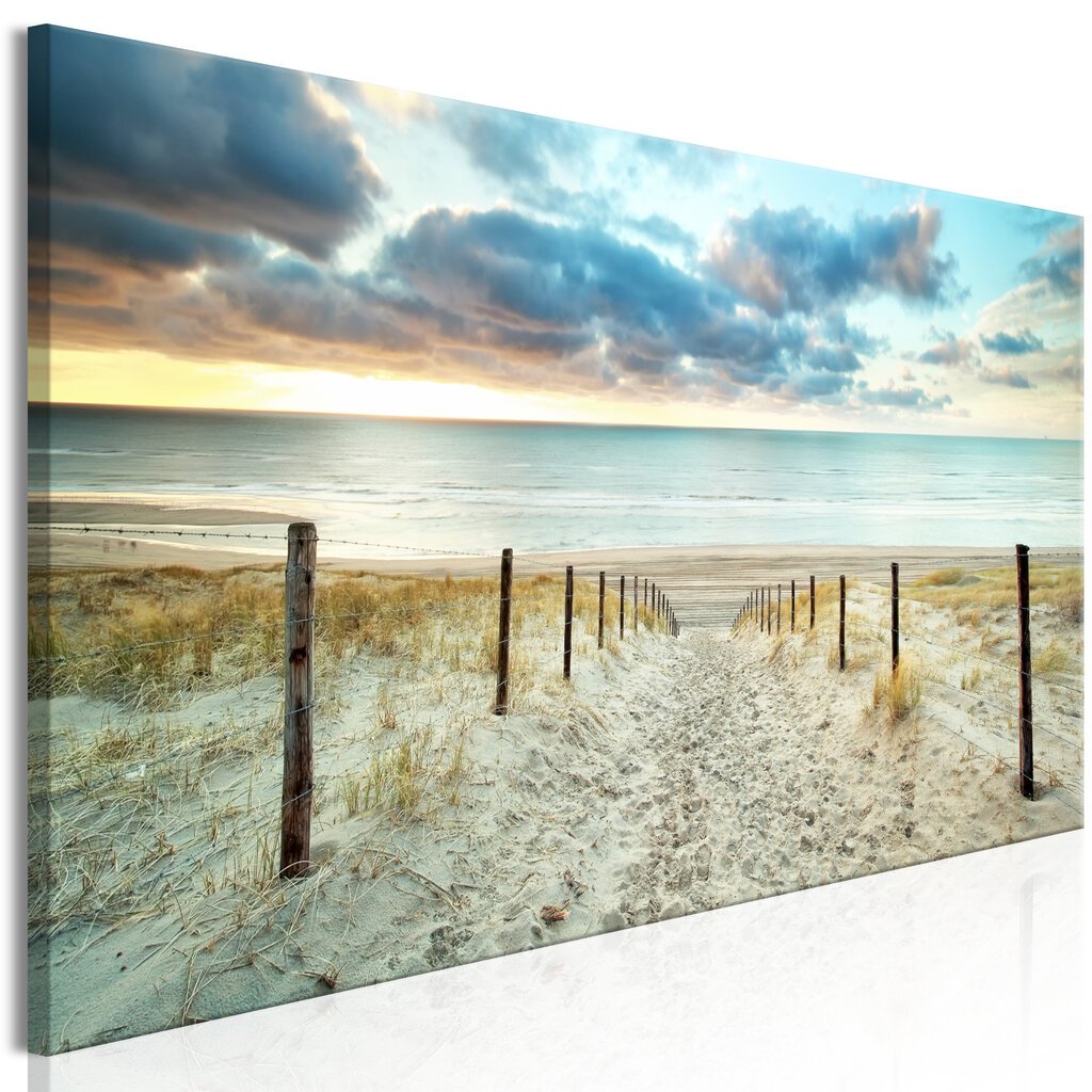 Paveikslas - Sand Path (1 Part) Narrow 135x45 cm kaina ir informacija | Reprodukcijos, paveikslai | pigu.lt