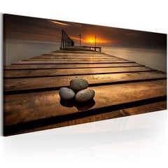 Paveikslas - Stones on the Pier 135x45 cm kaina ir informacija | Reprodukcijos, paveikslai | pigu.lt