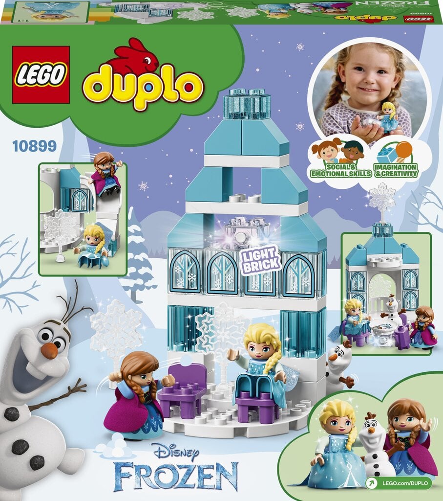 10899 LEGO® DUPLO Įšalusi ledo pilis цена и информация | Konstruktoriai ir kaladėlės | pigu.lt