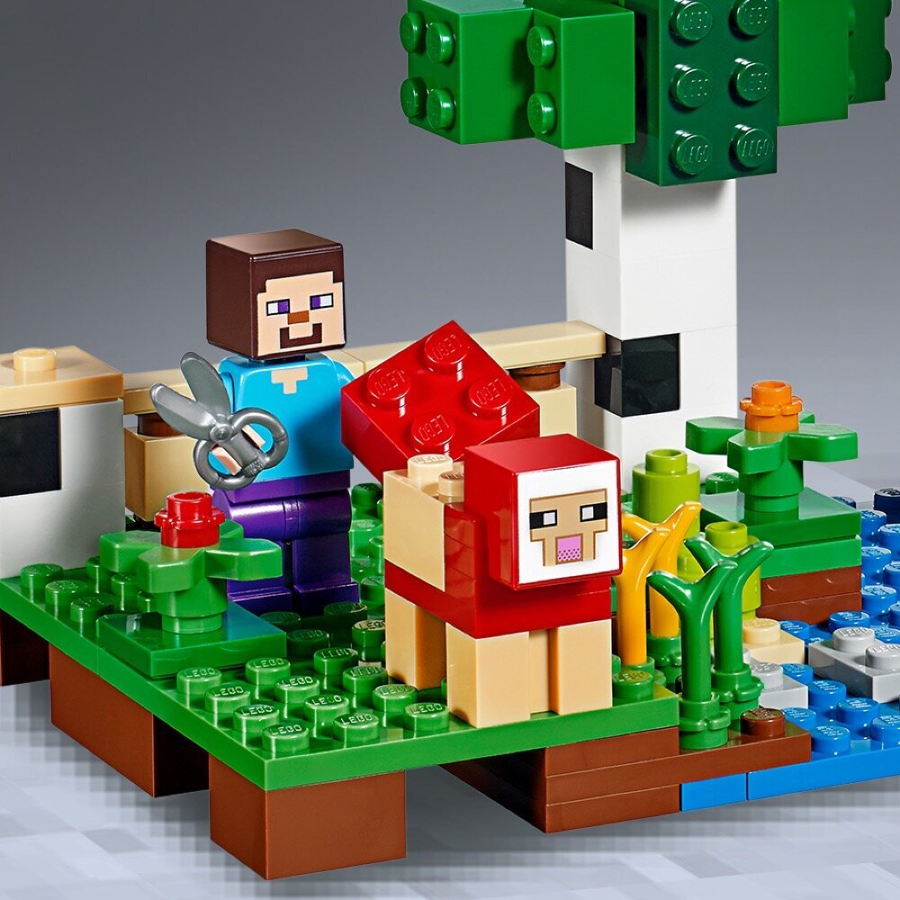 21153 LEGO® Minecraft Vilnos ūkis kaina ir informacija | Konstruktoriai ir kaladėlės | pigu.lt