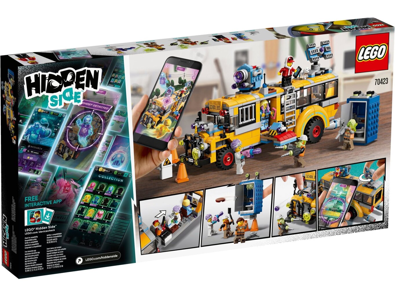 70423 LEGO® Hidden Side Vaiduoklių gaudytojų autobusas 3000 цена и информация | Konstruktoriai ir kaladėlės | pigu.lt