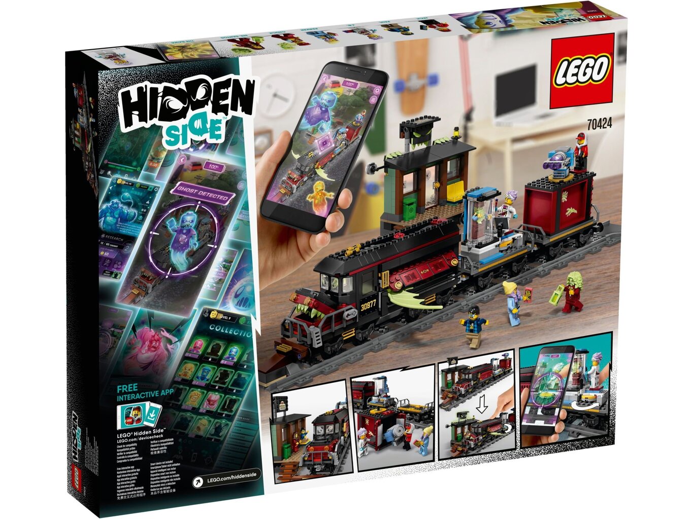 70424 LEGO® Hidden Side Vaiduoklių ekspresas kaina ir informacija | Konstruktoriai ir kaladėlės | pigu.lt