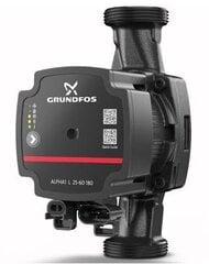 Циркуляционный насос Grundfos Alpha1 L 25-40 180 цена и информация | Насосы для чистой воды | pigu.lt