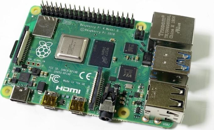 Raspberry Pi 4 model B WiFi DualBand Bluetooth 2GB RAM 1,5GHz цена и информация | Atviro kodo elektronika | pigu.lt