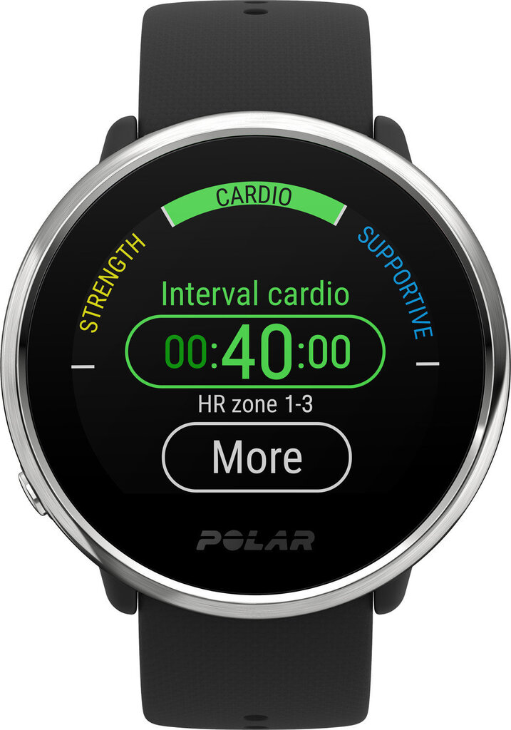 Polar Ignite Black/Silver цена и информация | Išmanieji laikrodžiai (smartwatch) | pigu.lt