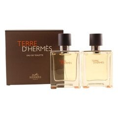 Rinkinys vyrams Hermes Terre D'Hermes: EDT vyrams 50 ml x 2 kaina ir informacija | Hermès Kvepalai, kosmetika | pigu.lt