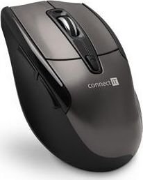 Connect IT CMO-1300-BR, juoda kaina ir informacija | Pelės | pigu.lt