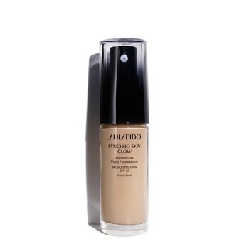 Основа для макияжа Shiseido Synchro Skin Glow Luminizing Fluid SPF 20 03 Neutral, 30 мл цена и информация | Пудры, базы под макияж | pigu.lt