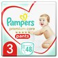 Sauskelnės-kelnaitės PAMPERS Premium Pants, Value Pack, 3 dydis, 48 vnt. kaina ir informacija | Sauskelnės | pigu.lt