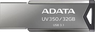 Adata UV350 32GB USB 3.2 kaina ir informacija | USB laikmenos | pigu.lt