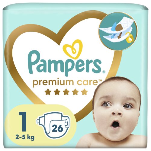 Sauskelnės PAMPERS Premium Care, Small Pack 1 dydis, 26 vnt. цена и информация | Sauskelnės | pigu.lt