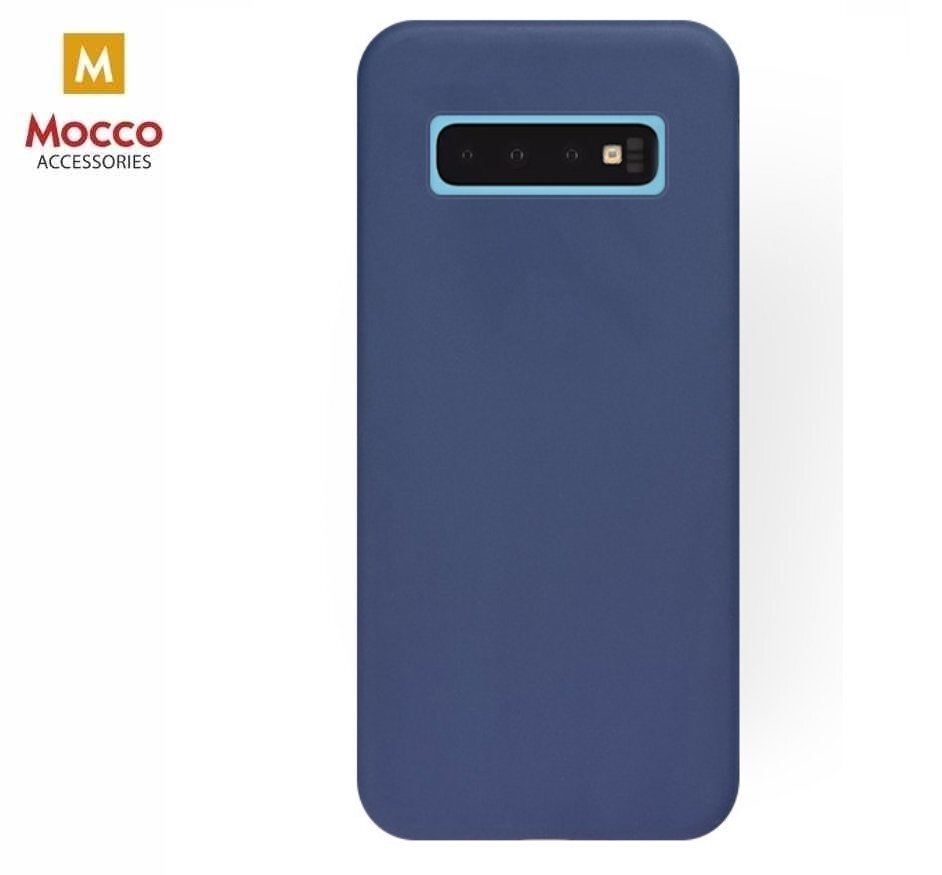 Mocco Soft Magnet Silicone Case With Built In Magnet For Holders for Xiaomi Redmi Note 7 / Note 7 Pro Blue цена и информация | Telefono dėklai | pigu.lt