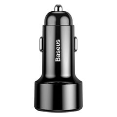 Baseus Magic Series Dual QC Автомобильное зарядное устройство с цифровым дисплеем 2x USB QC3.0 45W 6A Black (CCMLC20A-01) Ex-display цена и информация | Зарядные устройства для телефонов | pigu.lt