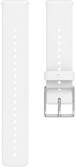 Polar Watch Band Ignite M/L White kaina ir informacija | Išmaniųjų laikrodžių ir apyrankių priedai | pigu.lt