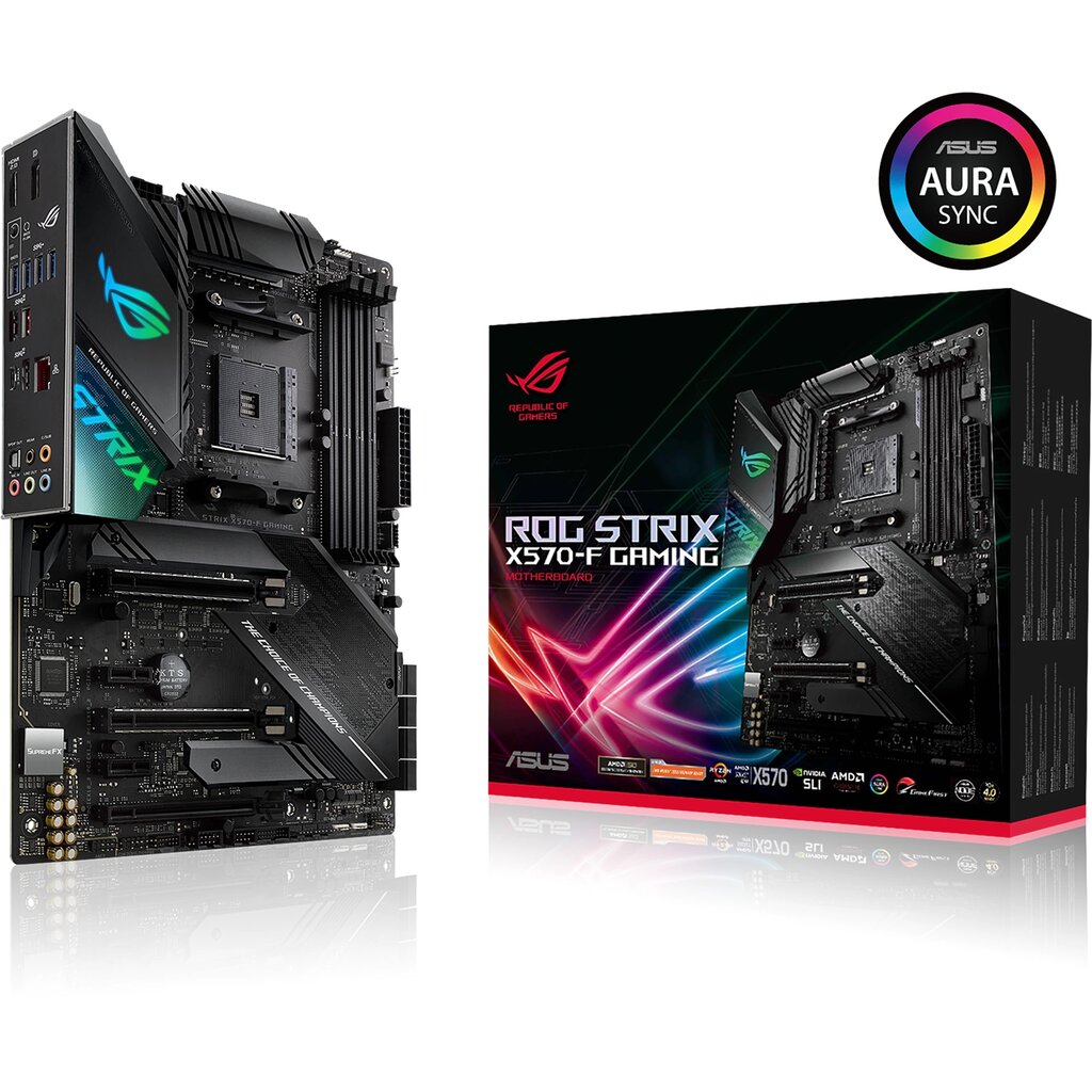 ASUS ROG STRIX X570-F Gaming Retail цена и информация | Pagrindinės plokštės | pigu.lt