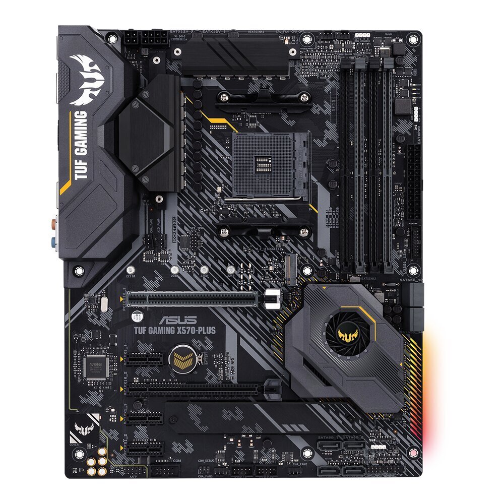 Asus TUF GAMING X570-PLUS kaina ir informacija | Pagrindinės plokštės | pigu.lt