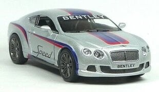 Автомодель Kinsmart Bentley Continental GT Speed 2012, 12 см цена и информация | Игрушки для мальчиков | pigu.lt