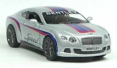 Automodelis Kinsmart Bentley Continental GT Speed 2012, 12 cm kaina ir informacija | Žaislai berniukams | pigu.lt