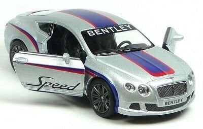 Automodelis Kinsmart Bentley Continental GT Speed 2012, 12 cm kaina ir informacija | Žaislai berniukams | pigu.lt