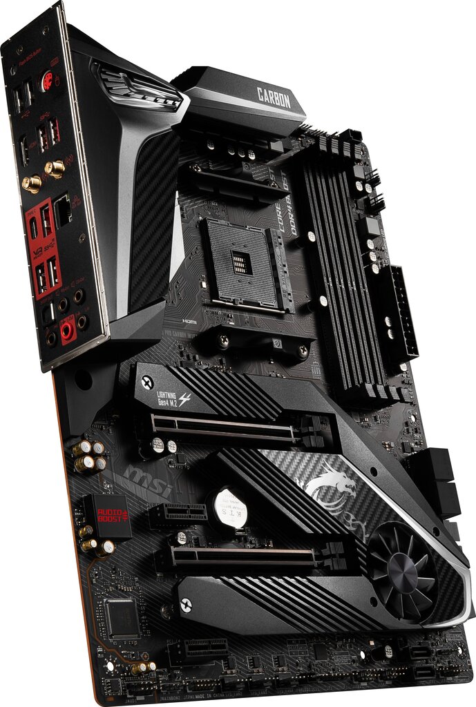 MSI MPG X570 Gaming Pro Carbon Wifi kaina ir informacija | Pagrindinės plokštės | pigu.lt