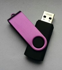 Pen drive IMRO AXIS/128G USB (128GB; USB 2.0; purple color) kaina ir informacija | USB laikmenos | pigu.lt