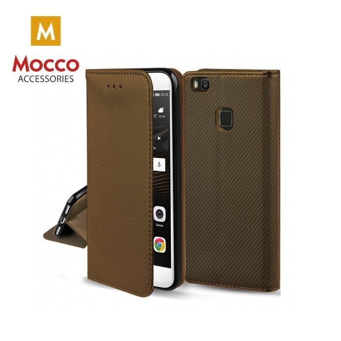 Mocco Smart Magnet Book Case For Samsung A805 Galaxy A80 Dark Gold цена и информация | Telefono dėklai | pigu.lt