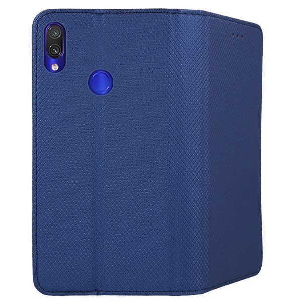 Mocco Smart Magnet Book Case For Xiaomi Mi 8 Lite / 8X Blue kaina ir informacija | Telefono dėklai | pigu.lt