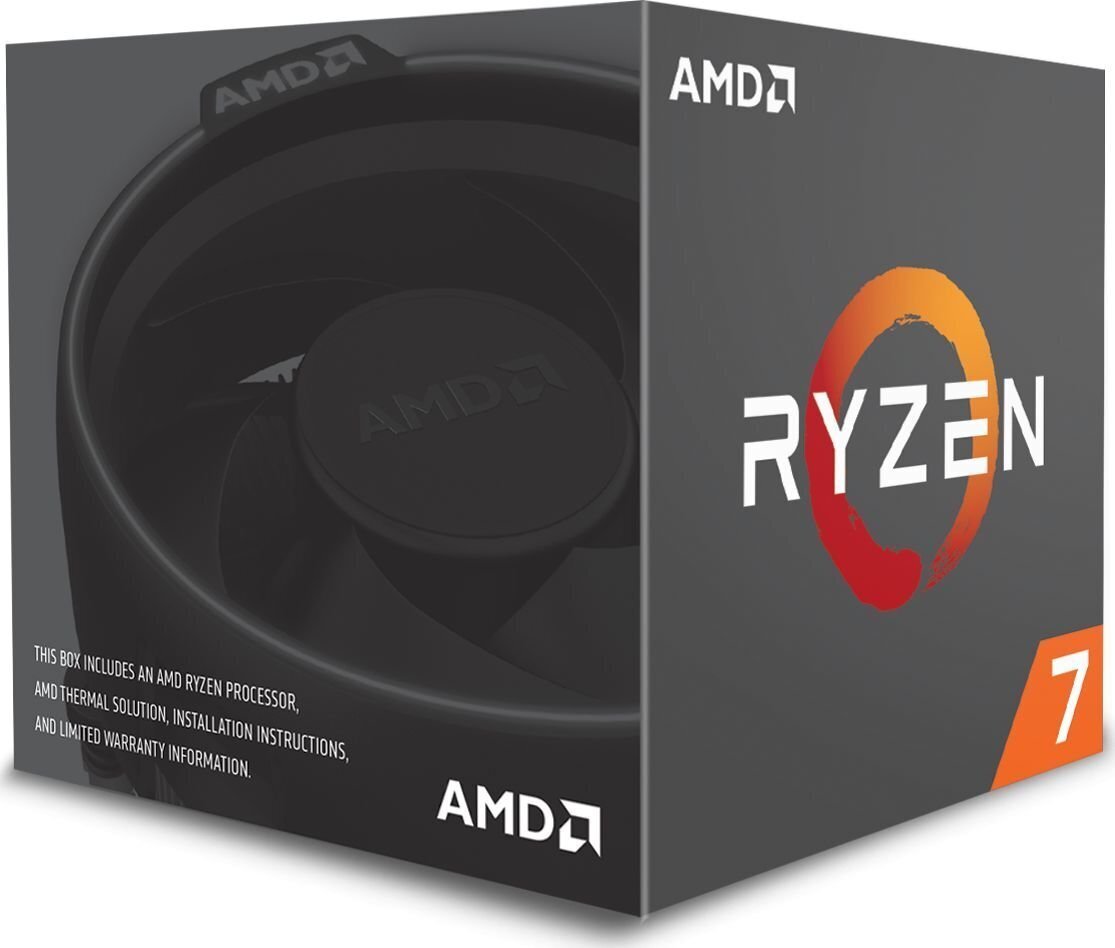 Procesorius AMD Ryzen 7 3700X, 3.6GHz, 32MB, BOX цена и информация | Procesoriai (CPU) | pigu.lt