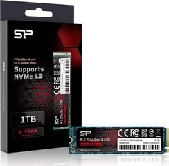 Silicon Power SP001TBP34A80M28 цена и информация | Внутренние жёсткие диски (HDD, SSD, Hybrid) | pigu.lt