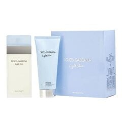 Rinkinys Dolce & Gabbana Light Blue moterims: EDT 100 ml + kūno losjonas 100 ml kaina ir informacija | Kvepalai moterims | pigu.lt