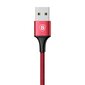 Kabelis Baseus USB Rapid 2In1 Lightning / Micro Usb 3A 1.2m, raudonas (CAML-SU09) kaina ir informacija | Laidai telefonams | pigu.lt