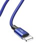 Kabelis Baseus Rapid 2In1 USB Lightning / Micro Usb 3A 1.2m, mėlynas (CAML-SU13) kaina ir informacija | Laidai telefonams | pigu.lt