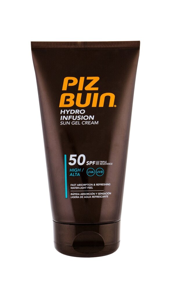 Apsauginis kremas nuo saulės Piz Buin Hydro Infusion SPF50 150 ml - W kaina ir informacija | Kremai nuo saulės | pigu.lt