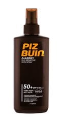 Спрей защитный лосьон от солнца для чувствительной кожи Piz Buin Allergy SPF 50+ 200 мл цена и информация | Кремы от загара | pigu.lt
