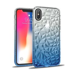 Swissten Crystal Clear Case 1 mm Силиконовый чехол для Samsung G960 Galaxy S9 Прозрачный - Синий цена и информация | Чехлы для телефонов | pigu.lt